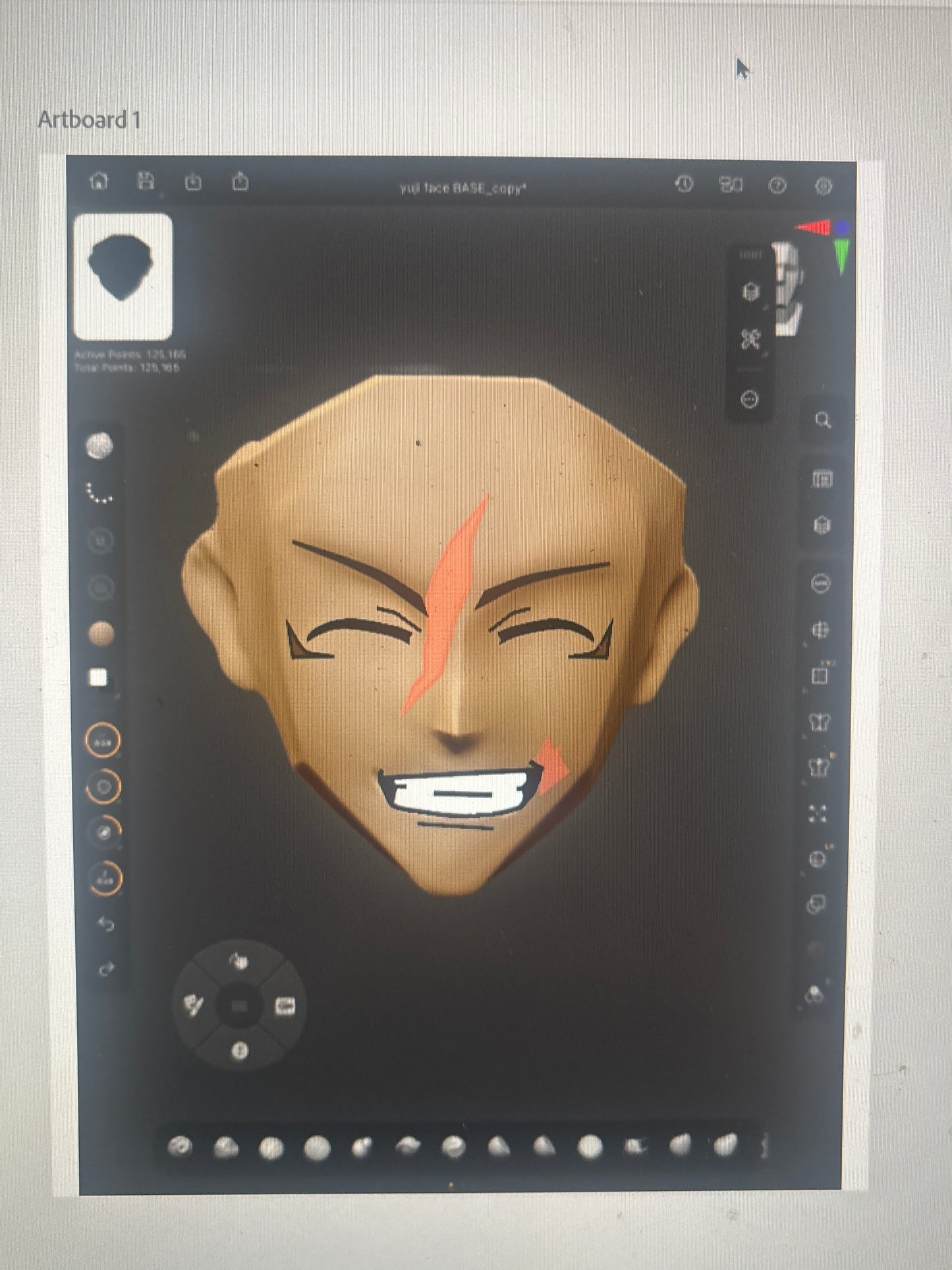 Demon Host Smile Scar