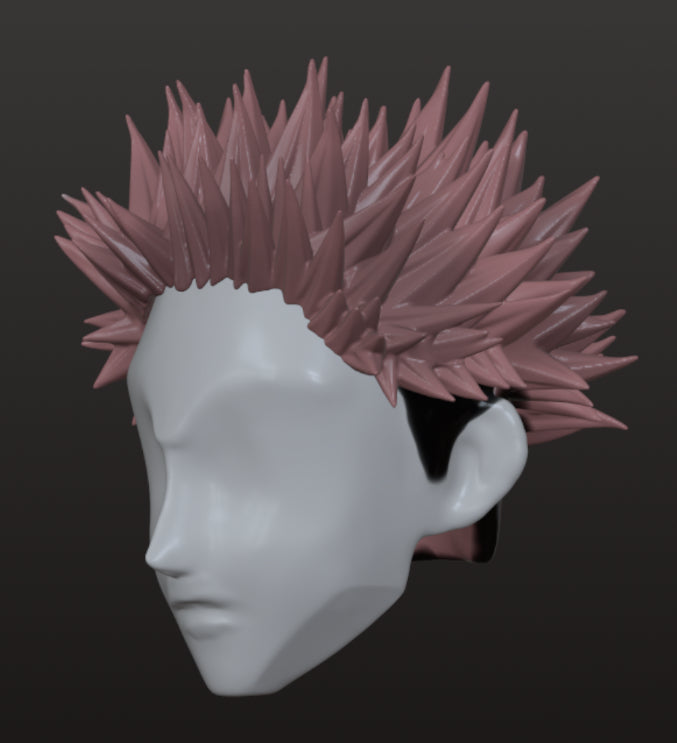 Windy Conversion Hair Sculpt (1/12th Scale)