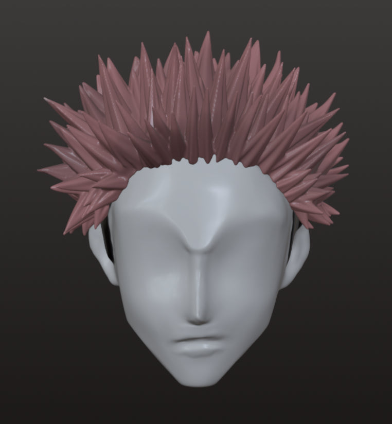 Windy Conversion Hair Sculpt (1/12th Scale)