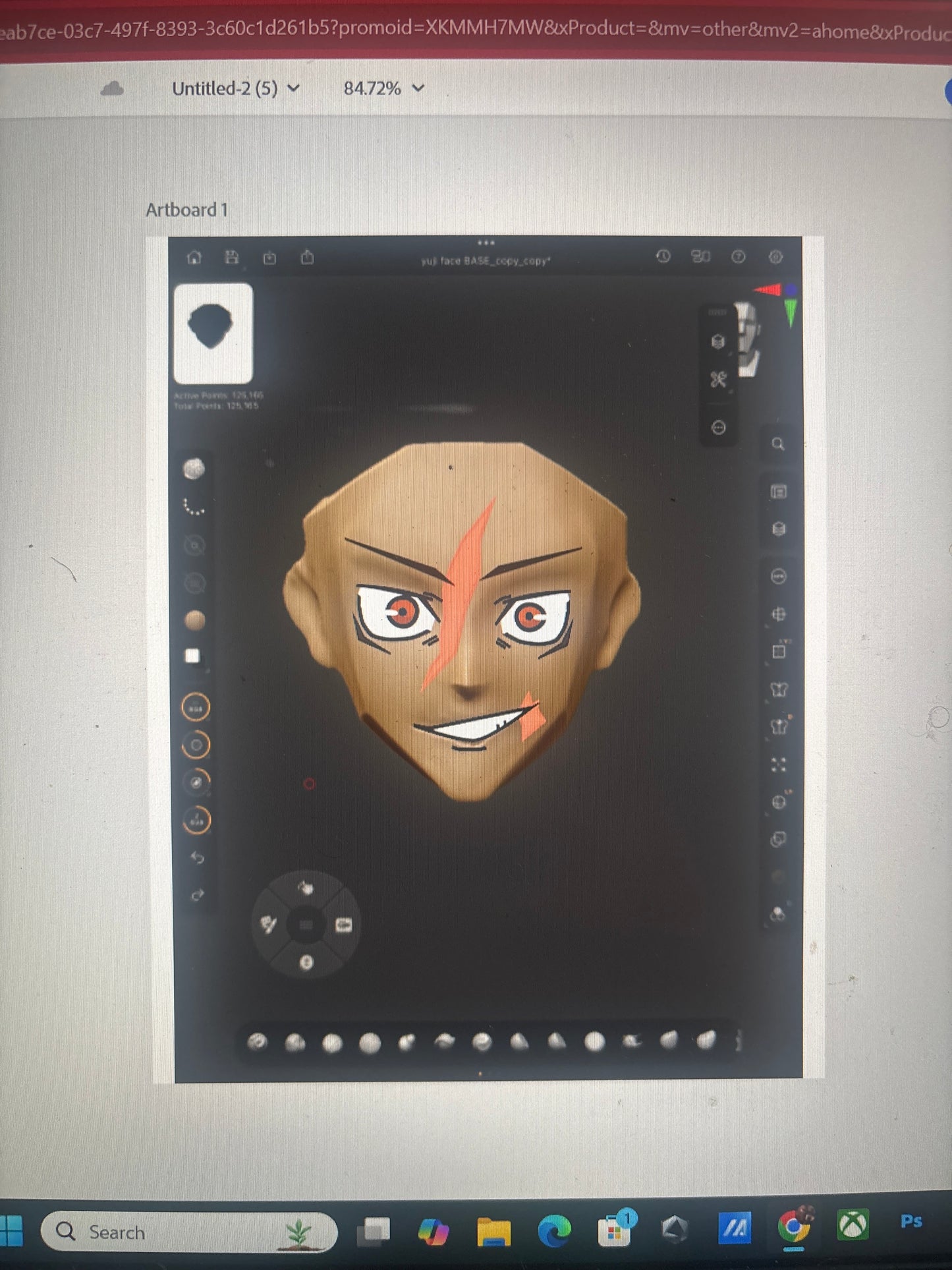 Demon Host Grin Scar