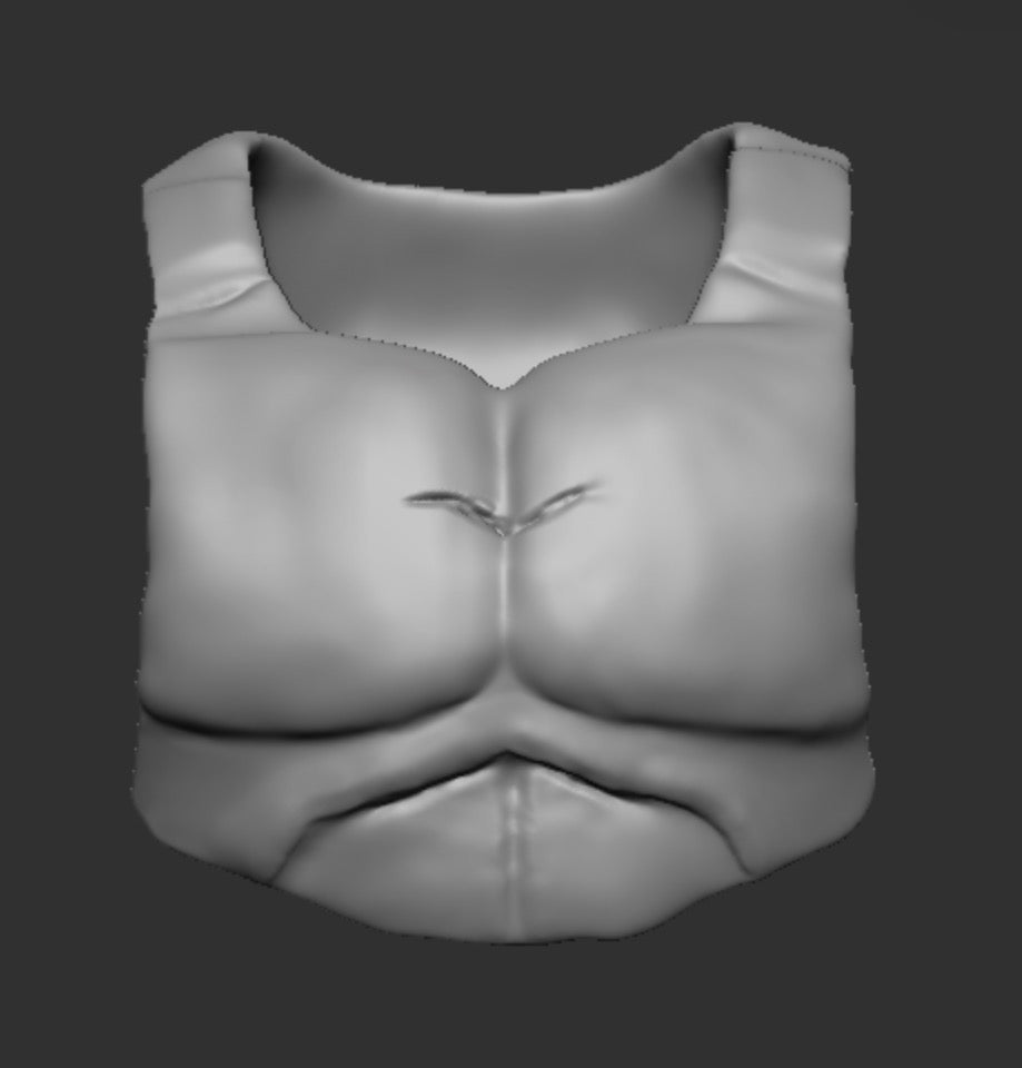 Bare Chest Undershirt for 1/12th Scale Figures